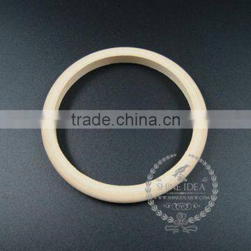 8mm width 68mm diameter natural log wood round simple bracelet bangle DIY painting bracelet supplies 1900116