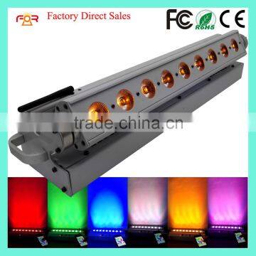 100% Facotry Direct Sale 6in1 RGBWAUV 9*18w Rechargeable Wifi Phone IOS Android App Wireless DMX Battery Powered LED Light