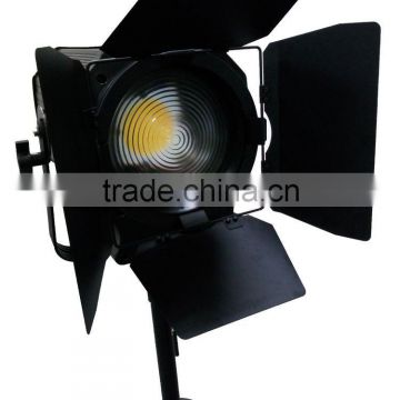 300Watt Pro Electronic Zoom Focusable DMX Dimming Sound 300W RGBW 4IN1 COB LED Fresnel Studio Video TV Spot Light With Shutters photo-2