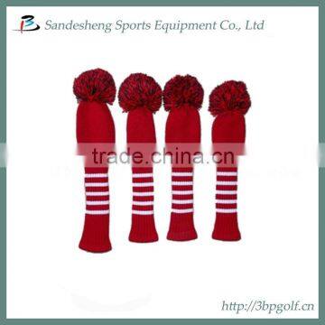 OEM POM golf knit head covers