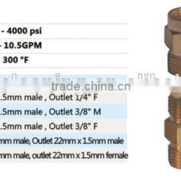280 bar brass nipple