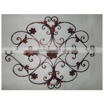 handicrafts home wall decor ornamental scrollwork wrought iron design window grill