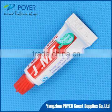 New design of cheap luxury hotel toothbrush toothpaste supplies set