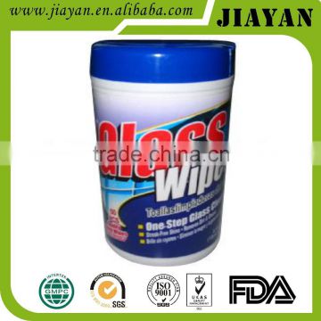 antibacterial cleaning glass wipes in cans