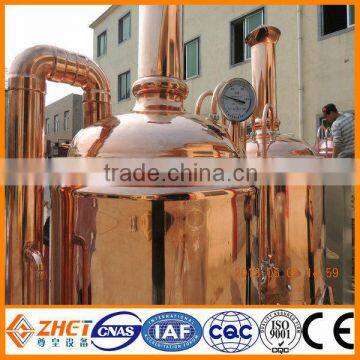 copper mini beer brewing system hotel brewing system for sale