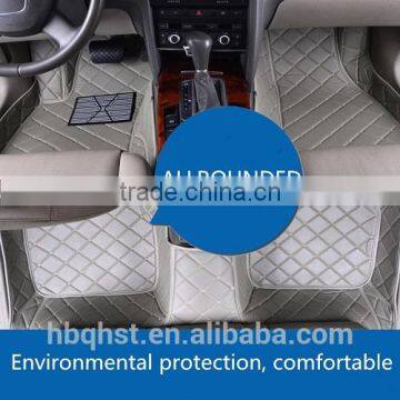 Allrounded PVC leather floor mats car universal