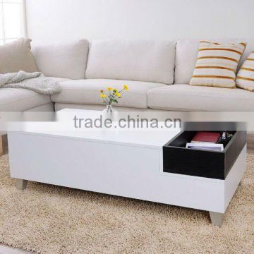 Modern Coffee Table with Serving Tray