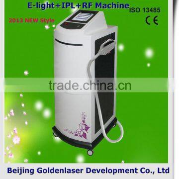 2013 New Design Multi-Functional Beauty Equipment No Pain E-light+IPL+RF Machine Cavitation Cosmetic Device Salon