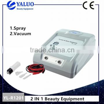 2 in 1 spray and vacuum beauty equipment