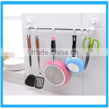 Multifuntional Suction Cup Wardrobe Accessories Six Hook