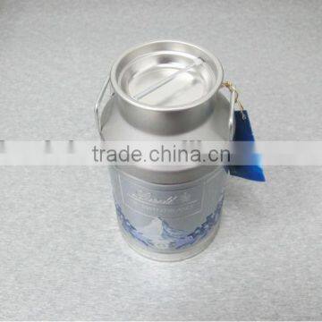 round milk tin cans