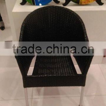 PP plastic rattan chair/Outdoor plastic rattan chair/ rattan chair for restaurant, living room