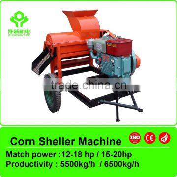 Diesel engine power corn sheller maize thresher