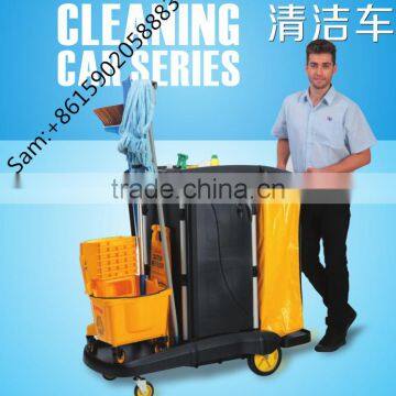 high efficiency multipurpose cleaning cart with cover