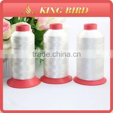 Continuous filament polyester sewing thread