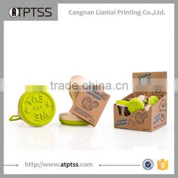 Wooden Handle Cookie Stamp Interchangeable Cookie Stamper Cookie Cutter Stamper photo-4