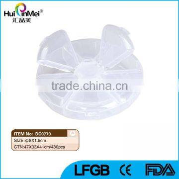 Popular Plastic Round Pill Box