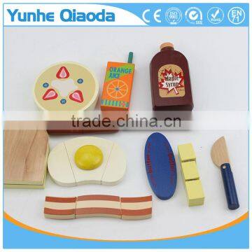 Fun Durable Wooden Food Set for Years of Play Wooden Breakfast Set Solid Wood Version photo-6