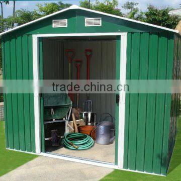 prefabricated outdoor steel storage garden shed HX81121