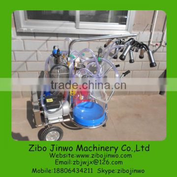 Cow Milking Machine with Transparent Milk Bucket