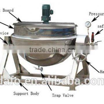 Tilting Type Double Steam Jacketed Kettle With Agitator photo-4