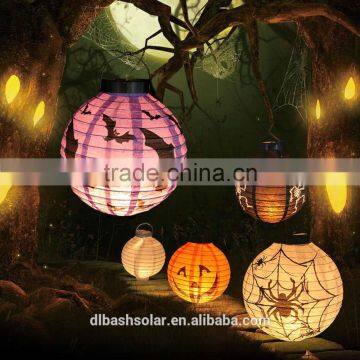 Halloween Lanterns of Pumpkin Lantern Paper Collapsible Paper Lantern Electric Lanterns Electric String Paper Lantern photo-6