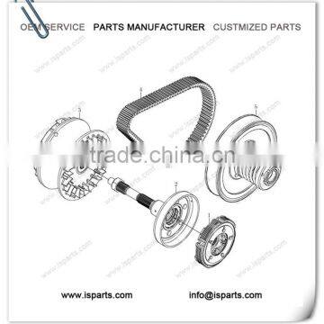 4 Seat Utv 600cc Clutch photo-6