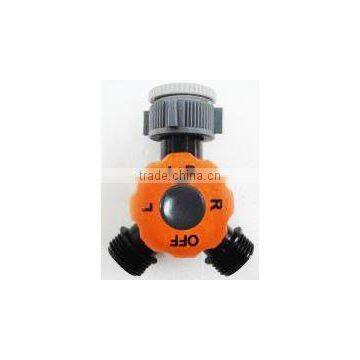 2-Way Garden Hose Splitter With Dial Switch photo-3