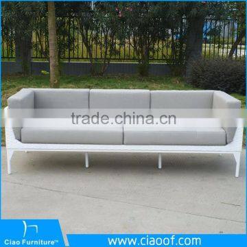 Factory Best Price Top Sale White Garden Sofa photo-3