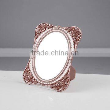 Plastic European Style Make up Mirror for Cosmetic Use