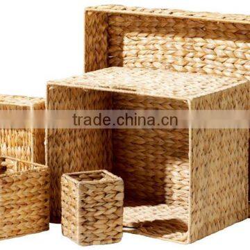 custom made water hyacinth basket wicker basket seagrass basket metal basket