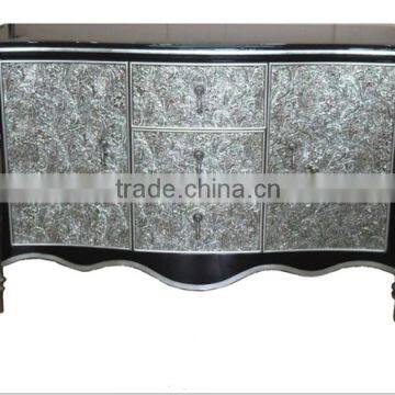 Euro Noble Style Flower Figure Modern Wood Cabinet Furniture Designs For Home