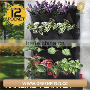 Green Field Vertical Garden Bag Planter Recycled Polyester Grow Bag