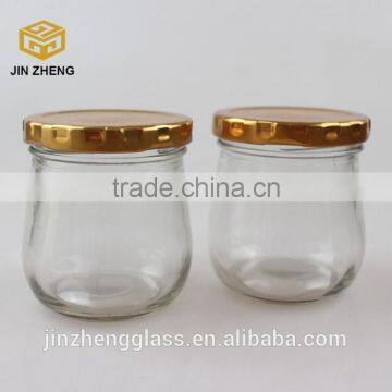 Tea sugar coffee glass storage jar honey bee bottles