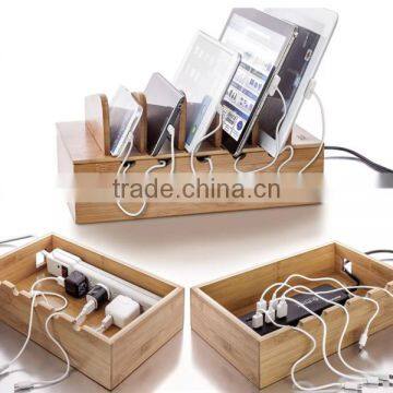 Mobile Phone Tablet Creative Bamboo Storage Stent For IPhone photo-2
