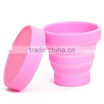 Supply fashion creative travel portable telescopic motion cup / folding cup