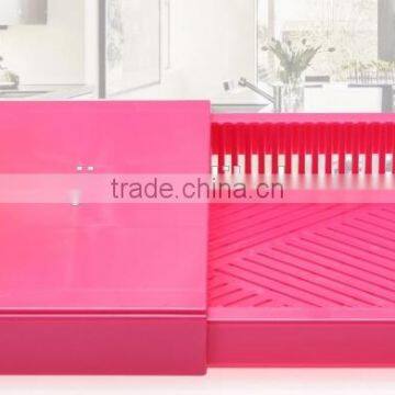 Wholesale Stock Kitchen Vegetable&Fruit Plastic Chopping Board Drain Board Draining Rack Storage Rack photo-5