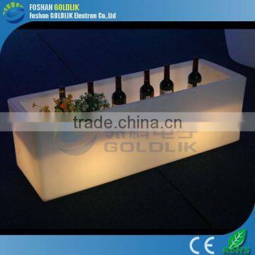 Printing Logo LED Lighted Ice Bucket for Wedding photo-4