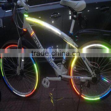 Hot New Arrival!16 Pcs Strips Wheel Sticker 21" Reflective Rim Tape Bike Motorcycle Car Tape 7 Colors Cheap Z1 photo-2