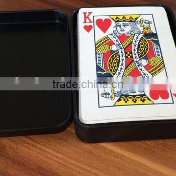 black metal soap tin box, poker Storage tin box, fancy tin box