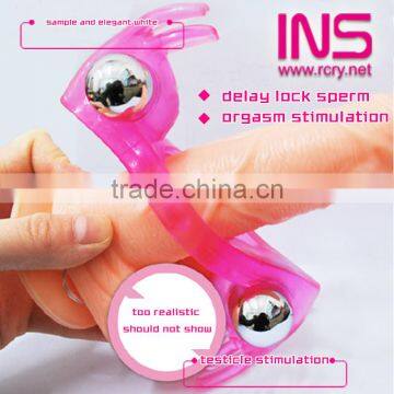 180 degree revesing rotation rabbit two vibrators