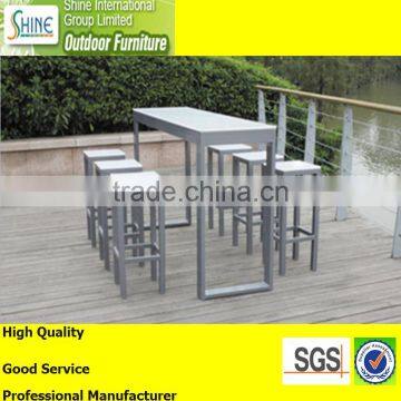 Outdoor Furniture Patio Furniture Waterproof Polywood Bar Stool And Bar Table