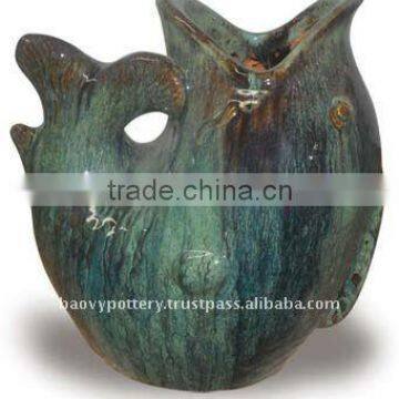 Vietnam clay animal planter