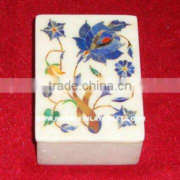 Inlay Marble Stone Jewelry Box Beautiful Piece