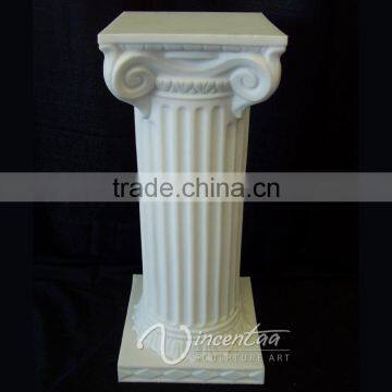 white morden design wedding decoration marble pedestal stand for flower