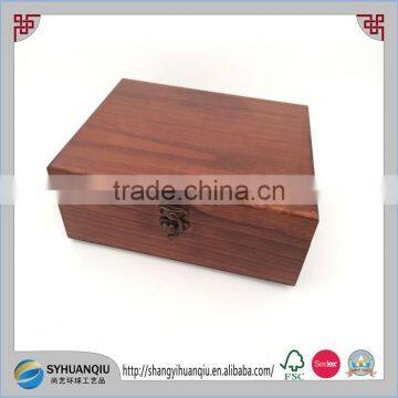 rose wood and painted wooden cigar humidor box for sale
