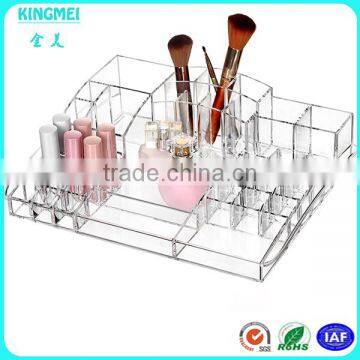 Factory Wholesale Glam Clear Acrylic 10 Hole Lipstick Case Holder photo-5