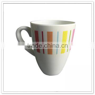 Promotional Logo Unbreakable Drinkware Black Floral Printing Melamine 20oz Plastic Mug photo-2