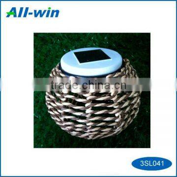 Garden use best quality woven solar powered sitable lightening