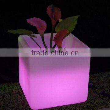 Plastic LED 16 Colors Changing Glowing Cubic Tank Ice Pot for Wine / Beer / Decor photo-3